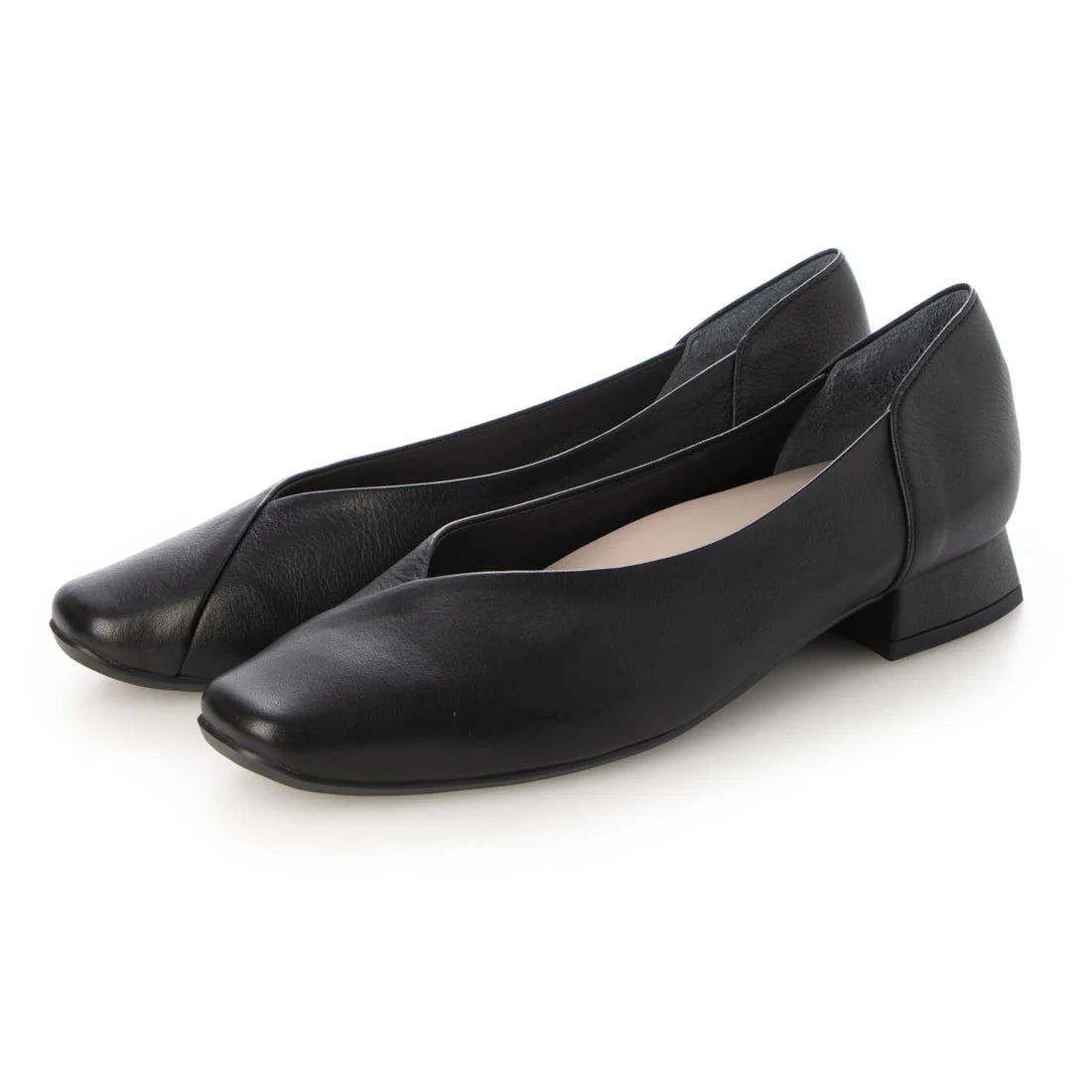 1612 Vカットソフトスクエアパンプス – LULUCA STEP STORE